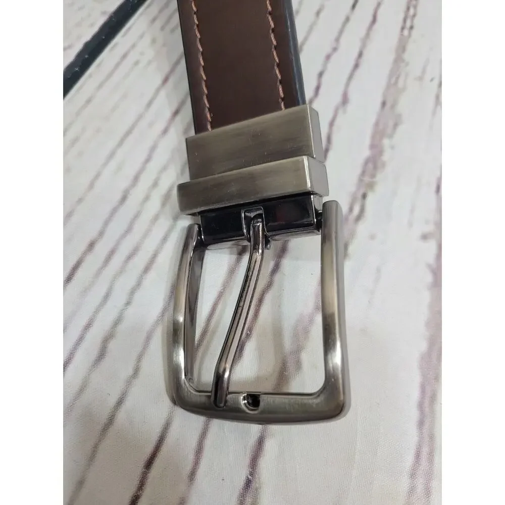 Bonded Leather‎ Belt Brown Western Work or Casual Dress Men's Size 44